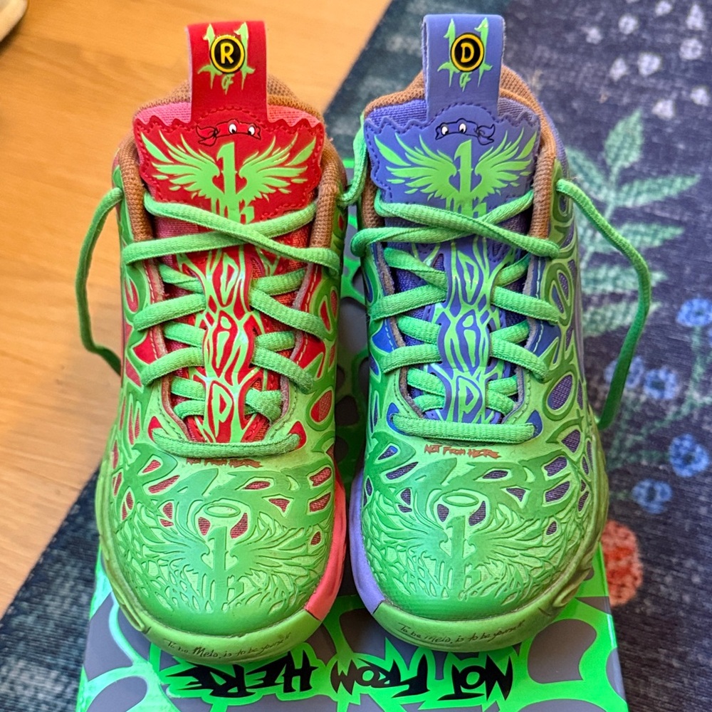 Puma Teenage Mutant Ninja Turtles Sneakers Toddler Size 11c